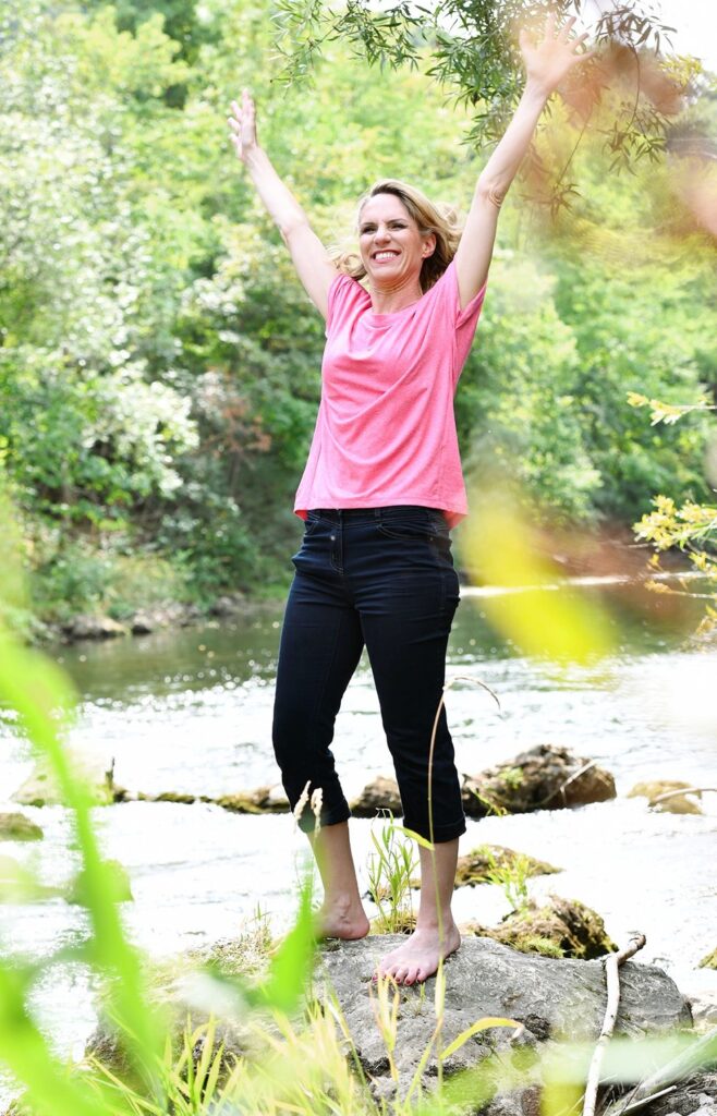 Nicole Vogel glücklich